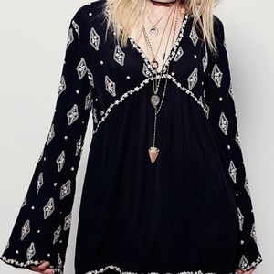 Free People Embroidered Top